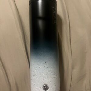 Starbucks Black and White and Blue Gradient Tumbler